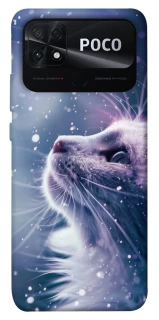 Чохол на Xiaomi Poco C40 Snow cat фото 1 з 1