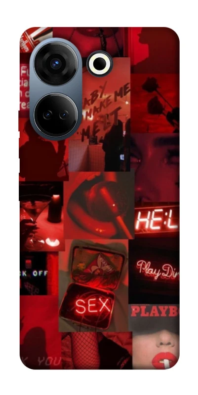 Чехол на TECNO Camon 20 Pro (CK7n) Love collage ver.3 фото 1 из 1