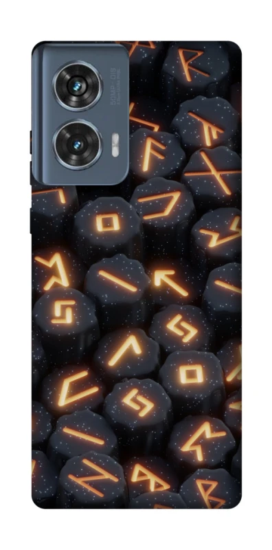 Чехол на Motorola Edge 50 Огненые руны фото 1 из 1