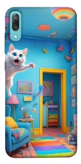 Чохол на Huawei Y6 Pro (2019) crazy cat фото 1 з 1
