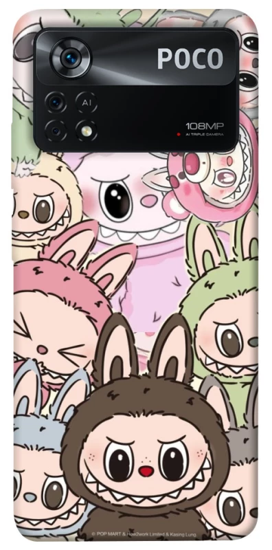 Чохол на Xiaomi Poco X4 Pro 5G All Labubu 3 фото 1 з 1