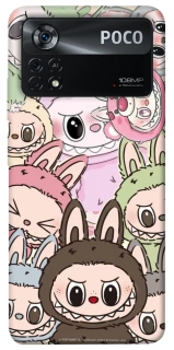 Чохол на Xiaomi Poco X4 Pro 5G All Labubu 3 фото 1 з 1