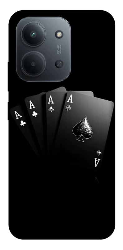 Чохол на Xiaomi Redmi 15C (EU) Black Cards фото 1 з 1