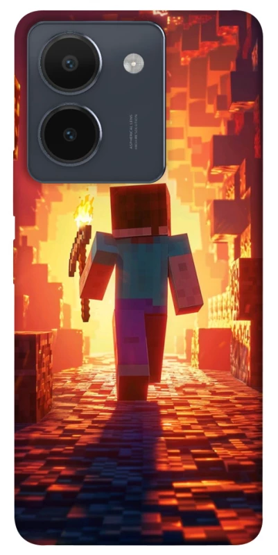 Чохол на Vivo Y36 Minecraft adventure фото 1 з 1