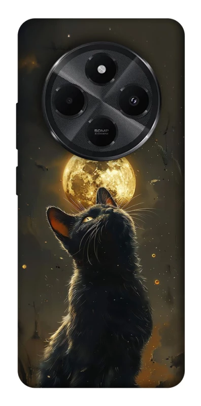 Чохол на Xiaomi Redmi A4 Кіт під місяцем v2 фото 1 з 1
