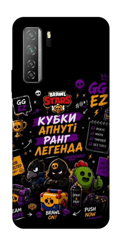 Чохол на Huawei Nova 7 SE Brawl Stars collage фото 1 з 1