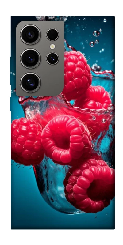 Чохол на Samsung Galaxy S24 Ultra Малинка у воді фото 1 з 1