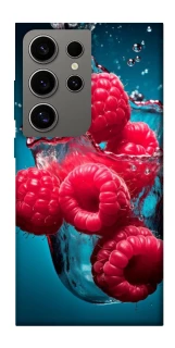 Чохол на Samsung Galaxy S24 Ultra Малинка у воді фото 1 з 1