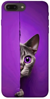 Чохол на Apple iPhone 7 plus / 8 plus Кіт-підглядач фото 1 з 1