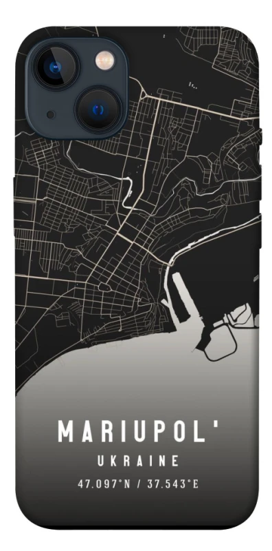 Чехол на Apple iPhone 13 (6.1") Mariupol map фото 1 из 1