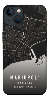 Чехол на Apple iPhone 13 (6.1") Mariupol map фото 1 из 1