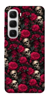 Чехол на Infinix Hot 60i Черепа и розы фото 1 из 1