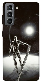 Чохол на Samsung Galaxy S21 FE Срібний серфер фото 1 з 1