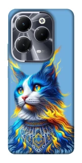 Чохол на Infinix Hot 40 Кіт патріот фото 1 з 1