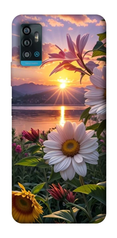 Чохол на ZTE Blade A71 Flowers v31 фото 1 з 1