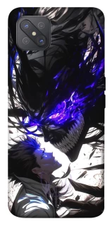 Чехол на Oppo A92s Black soul anime фото 1 из 1