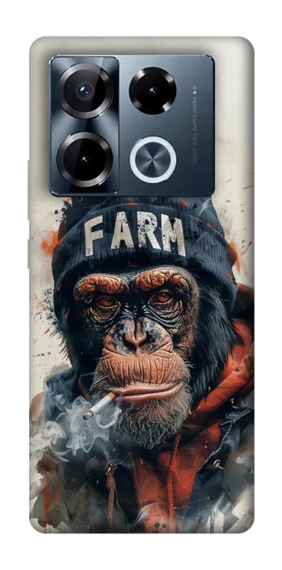Чохол на Infinix Note 40 Pro 4G Шимпанзе v3 фото 1 з 1