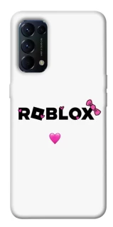 Чохол на Oppo Reno 5 4G Roblox heart фото 1 з 1