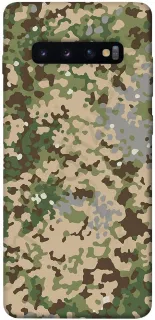 Чехол на Samsung Galaxy S10+ camouflage v5 фото 1 из 1