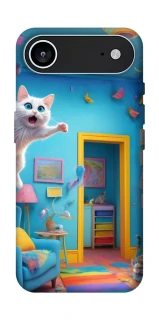 Чохол на Apple iPhone 17 Air (6.5") crazy cat фото 1 з 1