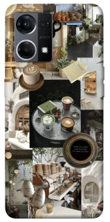 Чехол на Oppo Reno 7 4G Coffee collage ver.4 фото 1 из 1