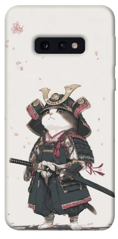 Чохол на Samsung Galaxy S10e Samurai Cat Warrior фото 1 з 1