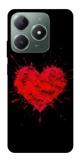 Чохол на Realme C61 Splash heart фото 1 з 1