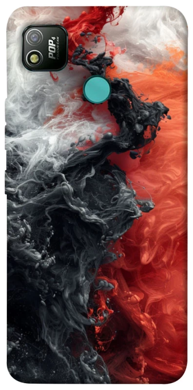 Чохол на TECNO POP 4 Black and Red фото 1 з 1