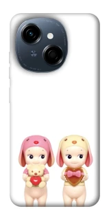 Чехол на TECNO Spark Go 1 Puppy Love Duo фото 1 из 1