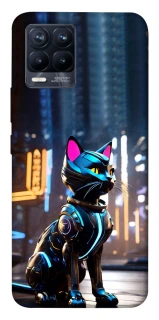 Чехол на Realme 8 Cyber cat фото 1 из 1