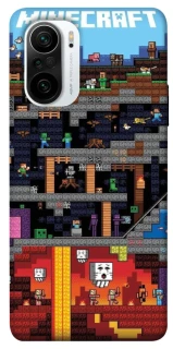 Чохол на Xiaomi Redmi K40 / K40 Pro / K40 Pro+ / Poco F3 Minecraft фото 1 з 1