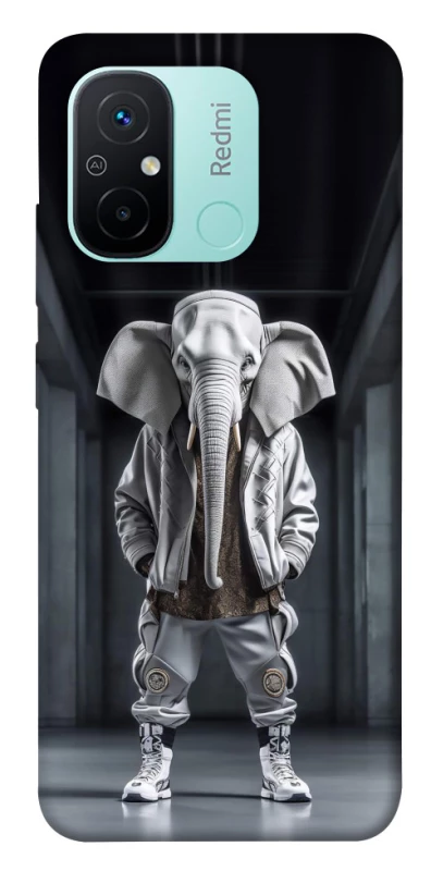 Чехол на Xiaomi Redmi 12C / Poco C55 Слон v2 фото 1 из 1