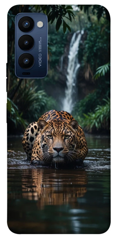 Чохол на TECNO Camon 18 Leopard in water фото 1 з 1