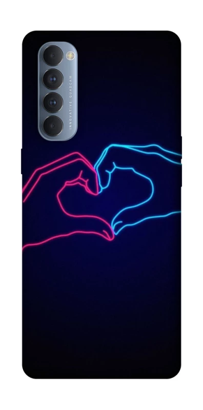 Чехол на Oppo Reno 4 Pro Neon love фото 1 из 1