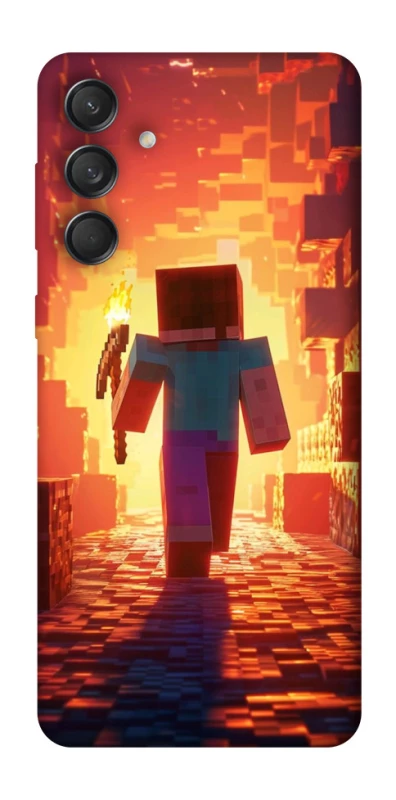 Чохол на Samsung Galaxy M55 Minecraft adventure фото 1 з 1