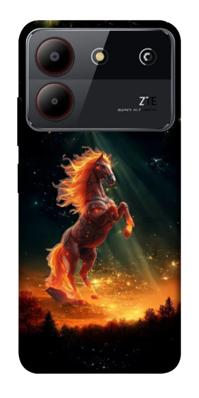 Чохол на ZTE Blade A54 4G Red Fire Horse ver.2 фото 1 з 1
