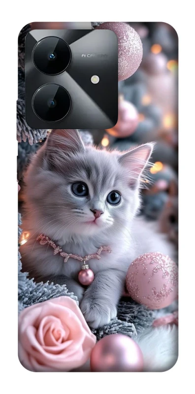 Чехол на Realme Note 60x Christmas Kitty фото 1 из 1