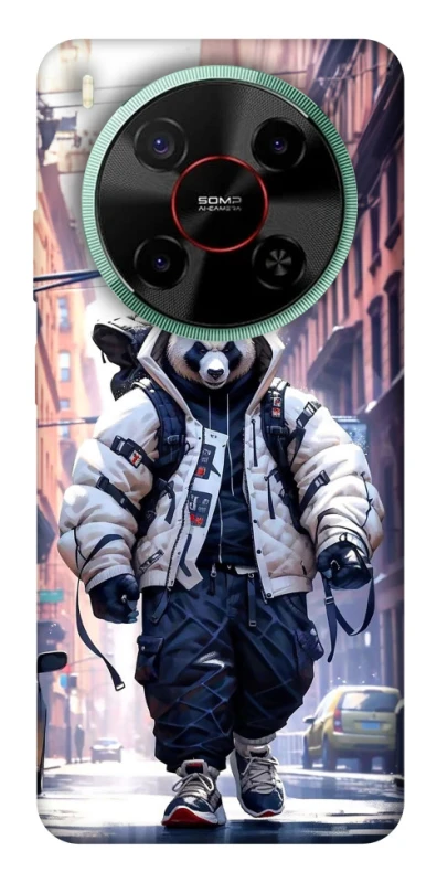 Чехол на ZTE Nubia V70 Max Панда курьер фото 1 из 1