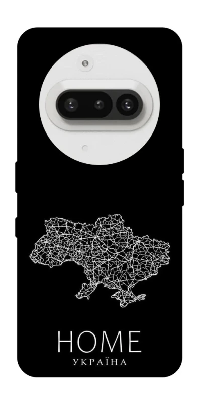 Чохол на Nothing Phone (3a) Ukraine black map фото 1 з 1