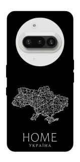 Чохол на Nothing Phone (3a) Ukraine black map фото 1 з 1