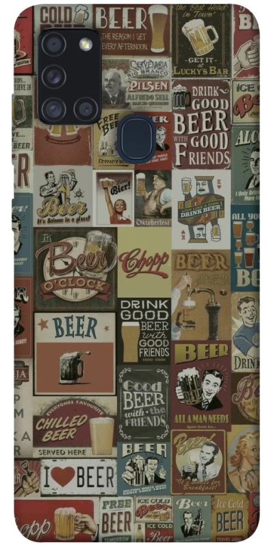 Чохол на Samsung Galaxy A21s Retro collage ver.1 фото 1 з 1