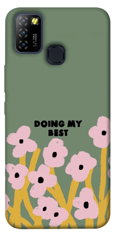 Чехол на Infinix Hot 10 Lite Doing my best фото 1 из 1