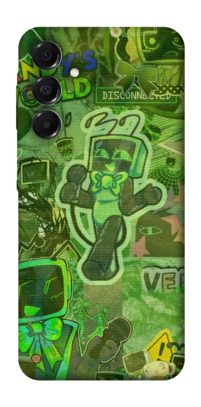 Чохол на Samsung Galaxy A17 4G/5G Dandysworld tv green theme фото 1 з 1