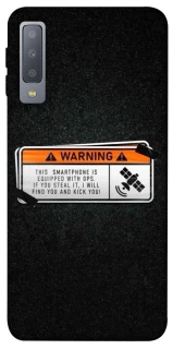 Чехол на Samsung A750 Galaxy A7 (2018) Warning фото 1 из 1