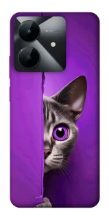 Чохол на Realme Note 60x Кіт-підглядач фото 1 з 1