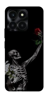 Чехол на Huawei Honor X6a Skeleton vs Rose фото 1 из 1