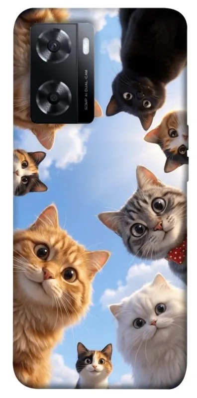 Чохол на Oppo A57s Cats фото 1 з 1