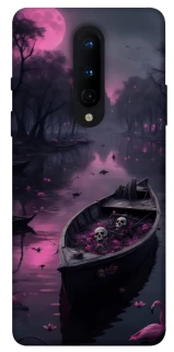 Чохол на OnePlus 8 Boat and flamingo фото 1 з 1