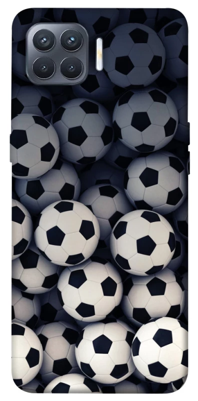 Чохол на Oppo Reno 4 Lite Футбольні м'ячи фото 1 з 1