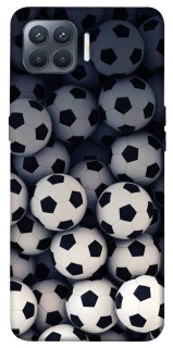 Чехол на Oppo Reno 4 Lite Футбольные мячи фото 1 из 1